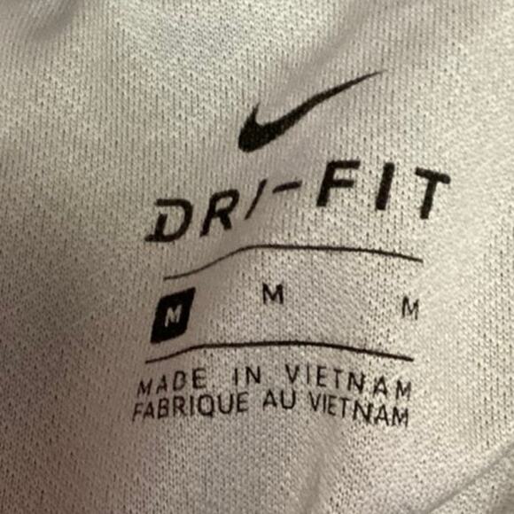 Nike Dri Fit Gray High Waisted Pull On Mesh Running Yoga Athletic Shorts Size M - Picture 4 of 5